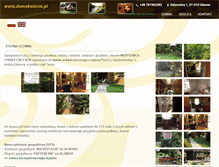 Tablet Screenshot of domekwlesie.pl
